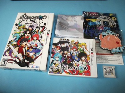 Stella Glow Launch Edition Nintendo 3DS Game w/CD, Bubu Charm, Fabric Poster