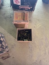 Vintage 8-32 x 1-1/4" Machine Screws Slotted flat head Countersunk Brass