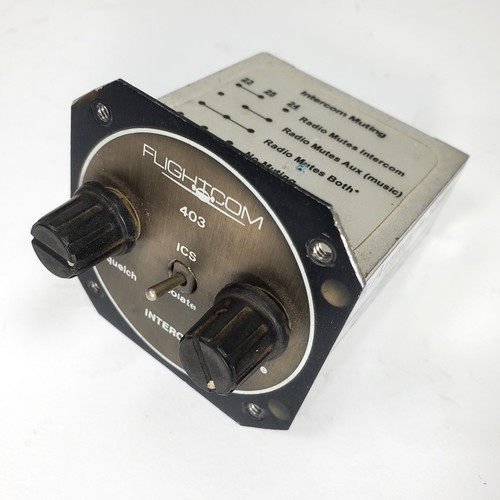 Flightcom 403 MC Intercom P/N 101-0263-00 - Foto 2 di 8