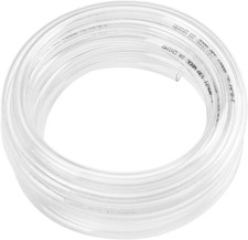 10Ft X 1/8" Clear Vinyl Tubing, Flexible Plastic Hybrid PVC Tubing BPA Free