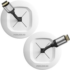 Perlegear TV Cord Hider for Wall Mounted TV, Wire White