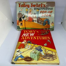Toby Twirl Book Bundle Dillypaddle Pop-Up New Adventures Hardcover Vintage