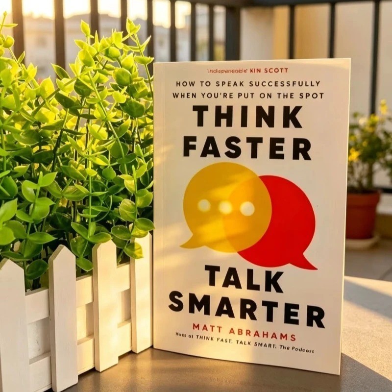 Think Faster Talk Smarter Book – Improve Communication, Public Speaking & Guide