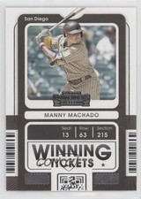 2021 Panini Contenders Winning Tickets Manny Machado #WT-MM 1nc4