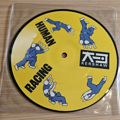 Nik Kershaw Human Racing 7'' vinyl picture disc single UK NIKP5