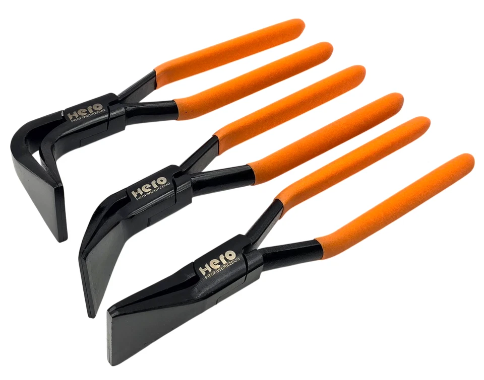 HERO Profi Abkantzange Set 3-tlg 0°,45°,90° Dachdecker Spengler Blechbearbeitung - Bild 3 von 4