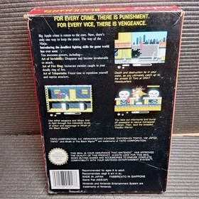 Wrath of the Black Manta for Nintendo NES Game - Boxed * UK PAL * Taito * 