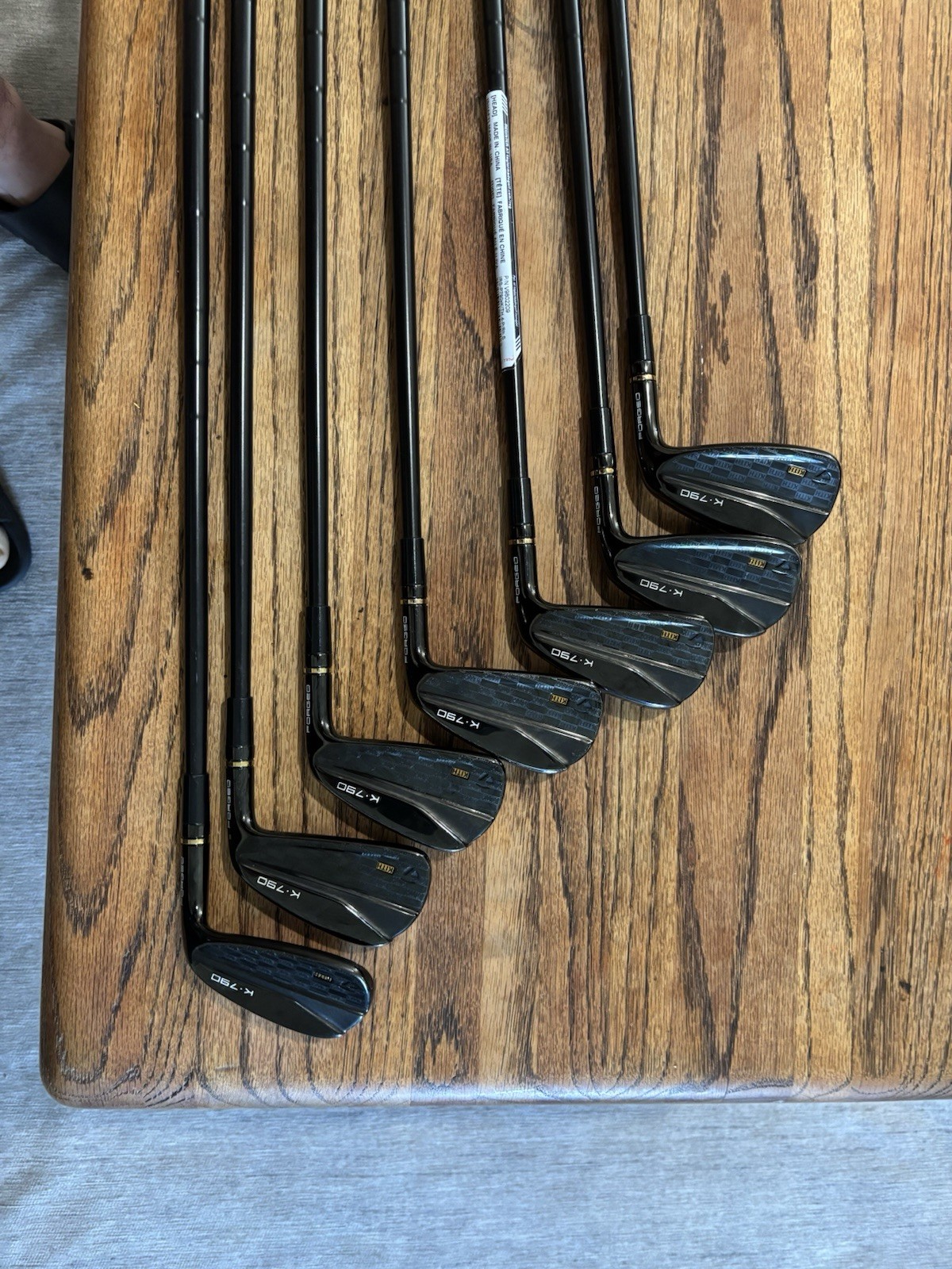 TaylorMade Kith K 790 Golf Club Shaft 4-PW, Black, Steel, RH