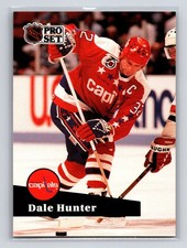 1991-92 Pro Set - Dale Hunter #506 Washington Capitals Hockey Card