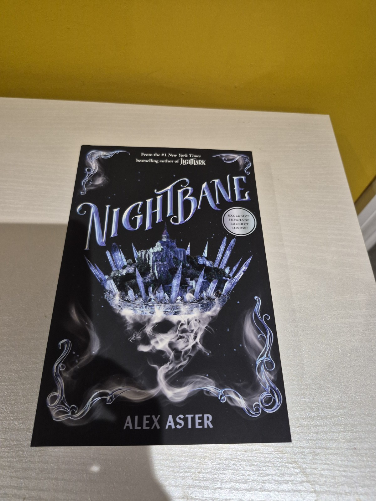 Nightbane The Lightlark Saga Book 2 by Alex Aster with stencilled edges New