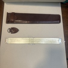 Vintage 1948 Pickett & AF Eckel Model 1010-271 Slide Ruler w/Case Made in USA