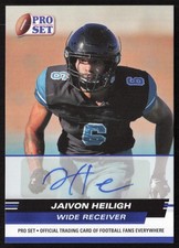 2022 Pro Set Autographs Jaivon Heiligh #PA-JH2 Rookie Coastal Carolina