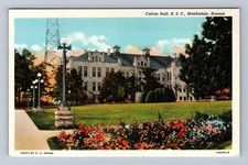 Manhattan KS- Kansas Calvin Hill KSC Vintage Postcard
