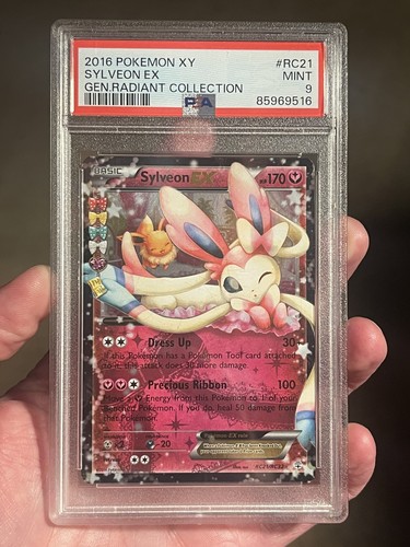 Pokemon XY Generations Radiant Collection Sylveon EX 2016 RC21/RC32 PSA 9