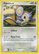 Aipom 50/100 Common 2008 Pokemon Majestic Dawn Tomokazu Komiya LP on eBay