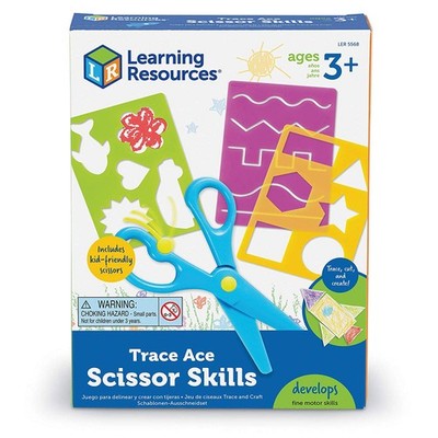 Learning Resources Trace Ace Scherenfertigkeiten - Kinder-Sicherheitsscheren-Set