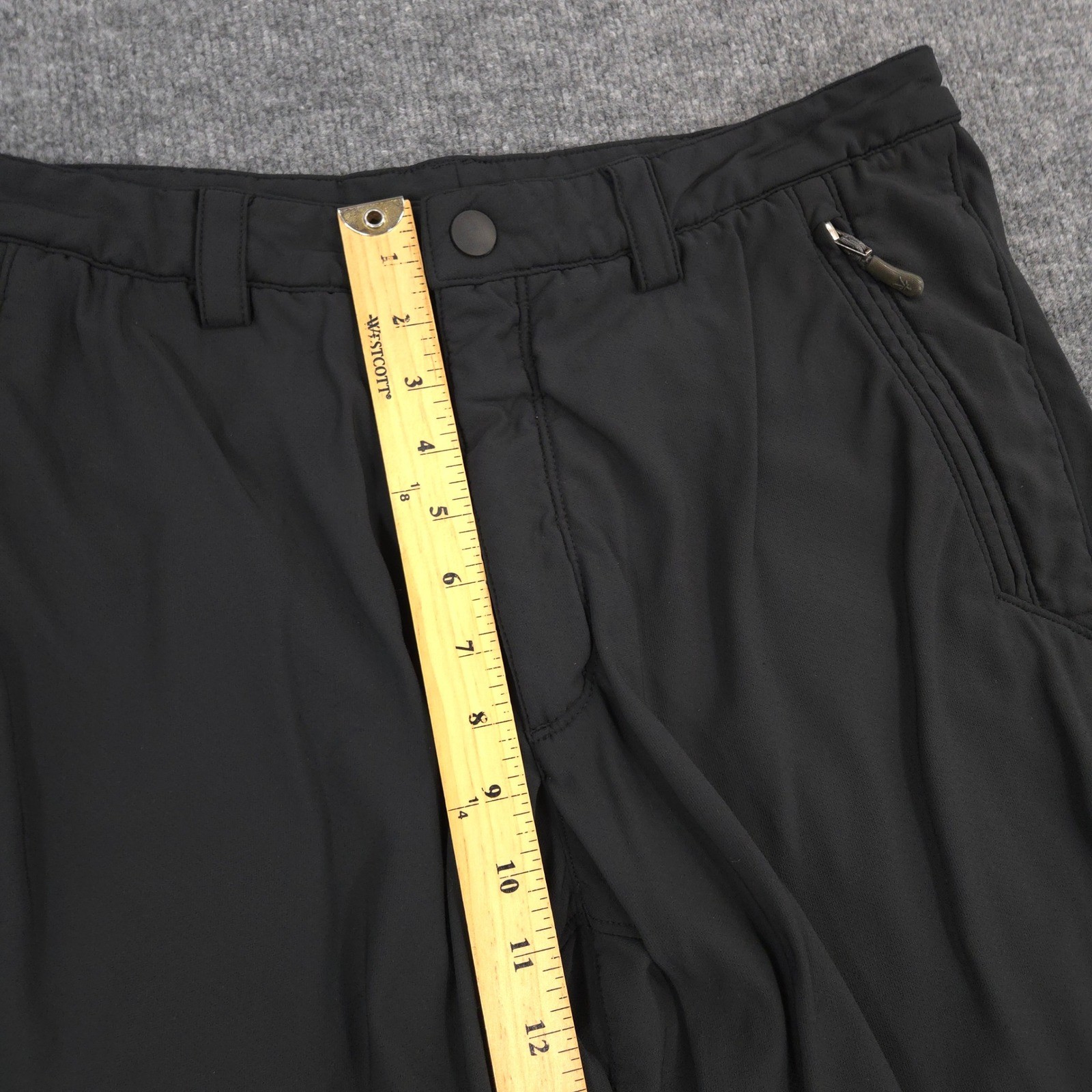 Ibex Pants Mens 34X34 Black Climawool Lite Softshell Outdoor Performance Hiking