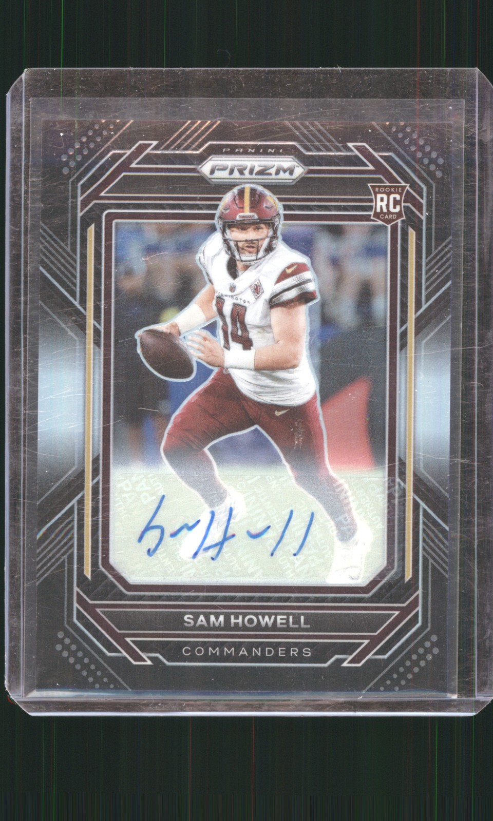 2022 Panini Chronicles #PB-10 Sam Howell Prizm Black Signatures