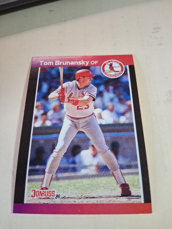 SL 9910/ 1989 Donruss Tom Brunansky 112 Error Card baseball cards lot