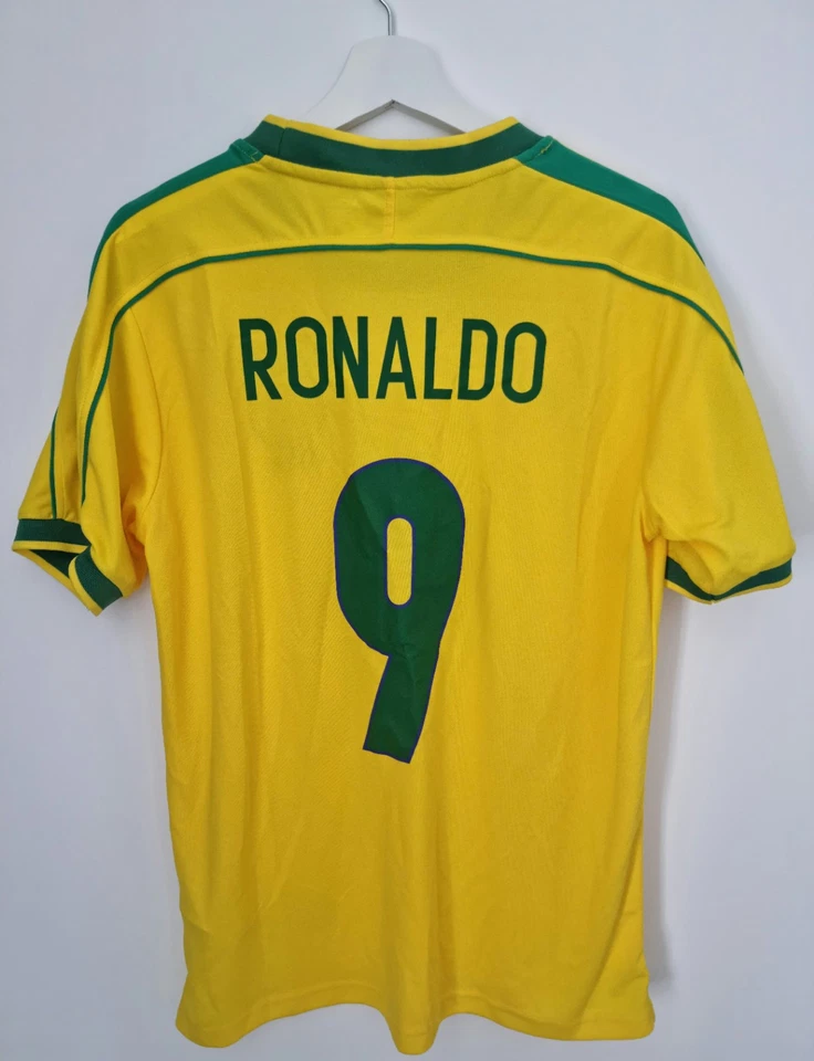 Brazil 1998 Retro Shirt (Ronaldo 9) 2025 - Image 4 of 4