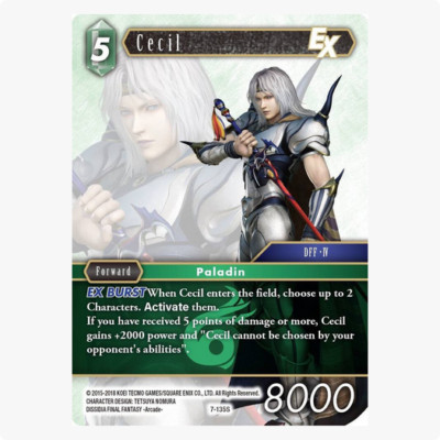 Final Fantasy TCG Cecil EX - Opus VII (OP7) 7-135S