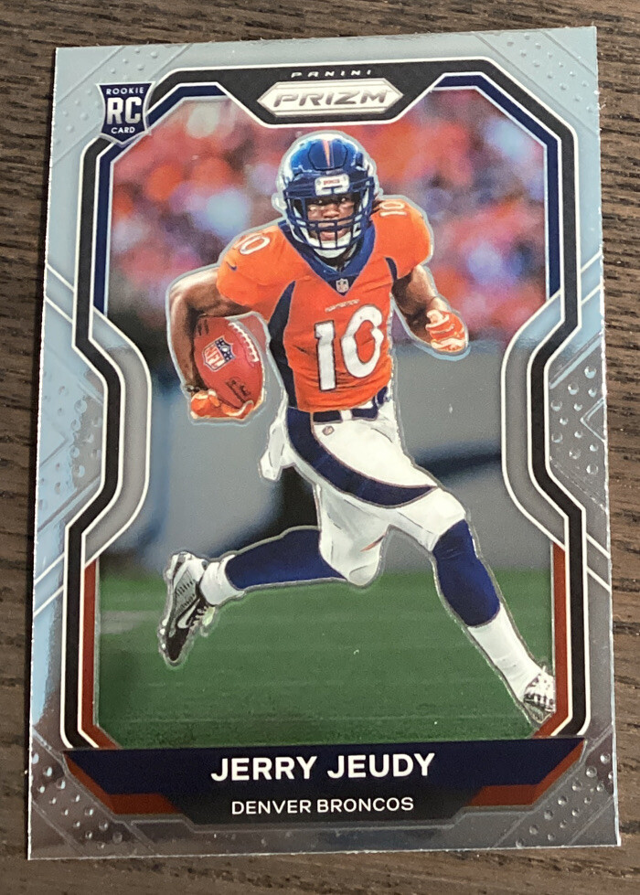 2020 Panini Prizm Jerry Jeudy #314 Rookie Card! Denver Broncos! #4285