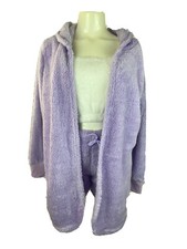 Womens Fleece Lounge Set Warm Soft Size Medium