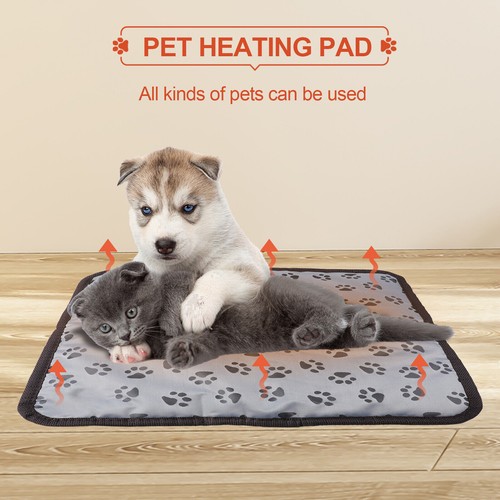 Electric Pet Heating Pad Waterproof Warmer Heater Mat Bed Blanket for Cat Dog - Picture 11 of 12