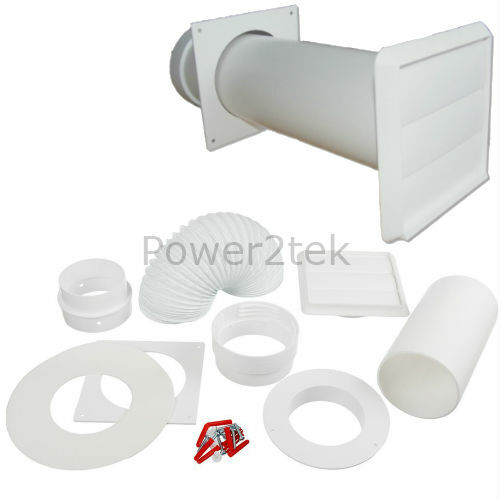Hotpoint VTD20P Tumble Dryer Vent Kit 100mm(4") Gravity Outlet White NEW RA9637 Hotpoint VTD20P Tumble Dryer Vent Kit 100mm(4") Gravity Outlet White NEW RA9637