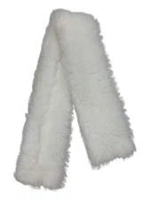 Fleece Girth Cover - White - Approx 36" - USED