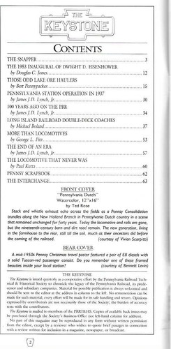 The Keystone Magazine 4 PRR 1992 camiones de mineral de doble cubierta entrenadores Pennsy Station - Imagen 2 de 14