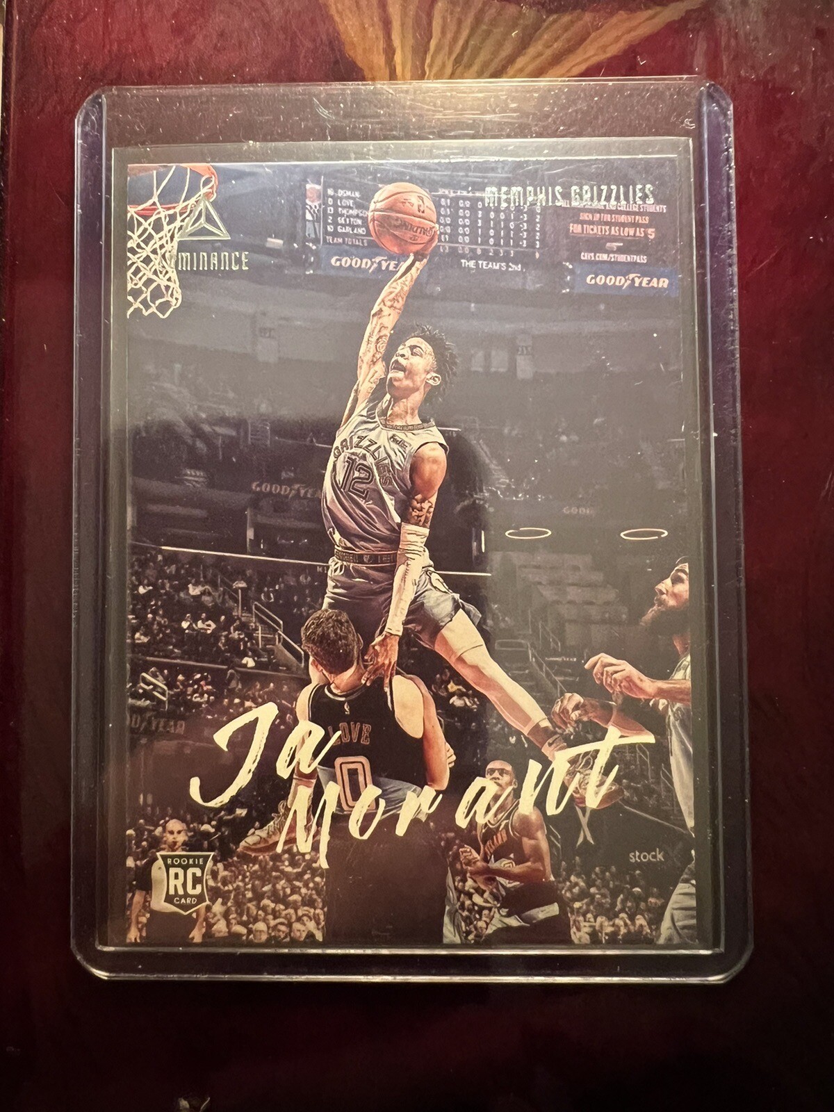 2019-20 Panini Chronicles JA MORANT #165 RC Rookie Luminance Grizzlies