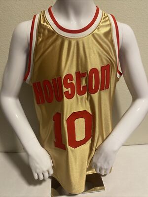 Houston Rockets Jersey Mitchell &Ness Cassell NBA 75th Gold Swingman 93-94
