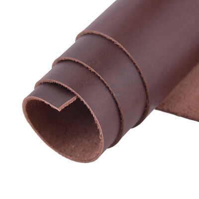 Real Leather Tooling Leather Square 1.7mm Crafting Cowhide Piece 5oz for Sheet