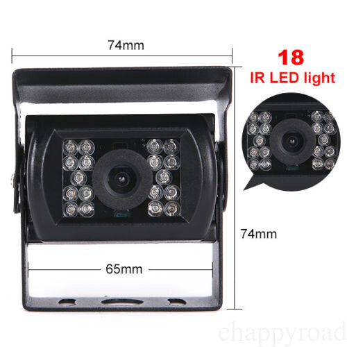 Rear View Reverse Backup Camera For Trailer Truck RV IR Night Vision Waterproof - Bild 4 von 12