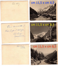 n° 3 antiche foto COURMAYEUR Valle d'Aosta - VAL VENY