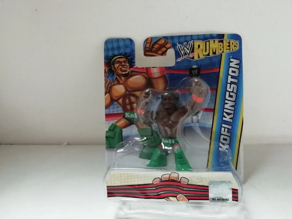 WWE RUMBLERS KOFI KINGSTON MATTEL JUGUETE - Imagen 3 de 4