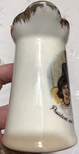 2er Set, John & Jacqueline Kennedy kleine Krüge, Vintage, Made in the 60's - Bild 12 von 17