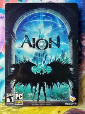 Aion (PC DVD-Rom, 2009, 2-Discs) Steelbook Edition Complete w/Game manual !