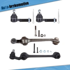 4x Front Lower Control Arm And Ball Joint Tie Rod For 1993-97 Chrysler Concorde