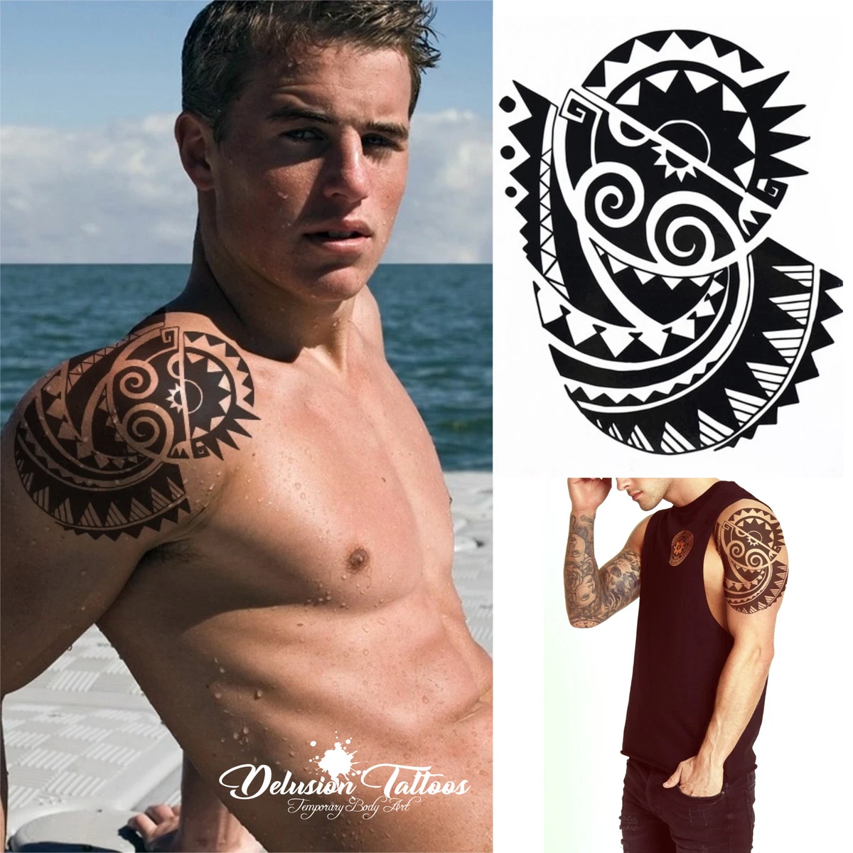 Polynesian Custom Tattoo Designs by Primitive Tattoo Shop in Perth