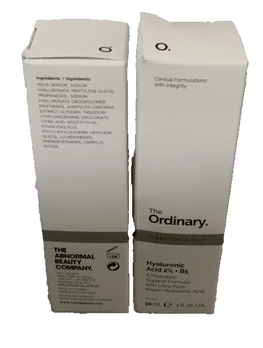 The Ordinary Hyaluronic Acid 2% + B5 Moisturizing Serum - 30ml SET Of 5 - Picture 3 of 3