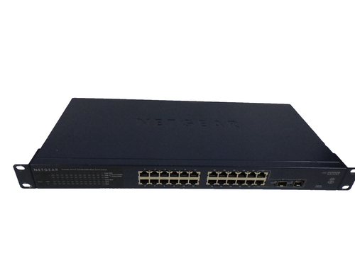 NETGEAR GS724T Prosafe 24 Port 10/100/1000 Mbps Smart Switch, w/Rack Mount Ears - Picture 8 of 9