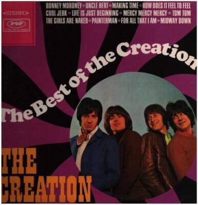 LP The Creation The Best Of The Creation ORIGINAL GERMAN ON PINK POP LABEL.