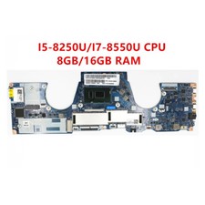 For Lenovo Yoga 720-13IKB Motherboard 5B20Q10894 LA-E551P I5 I7 CPU 8GB 16GB