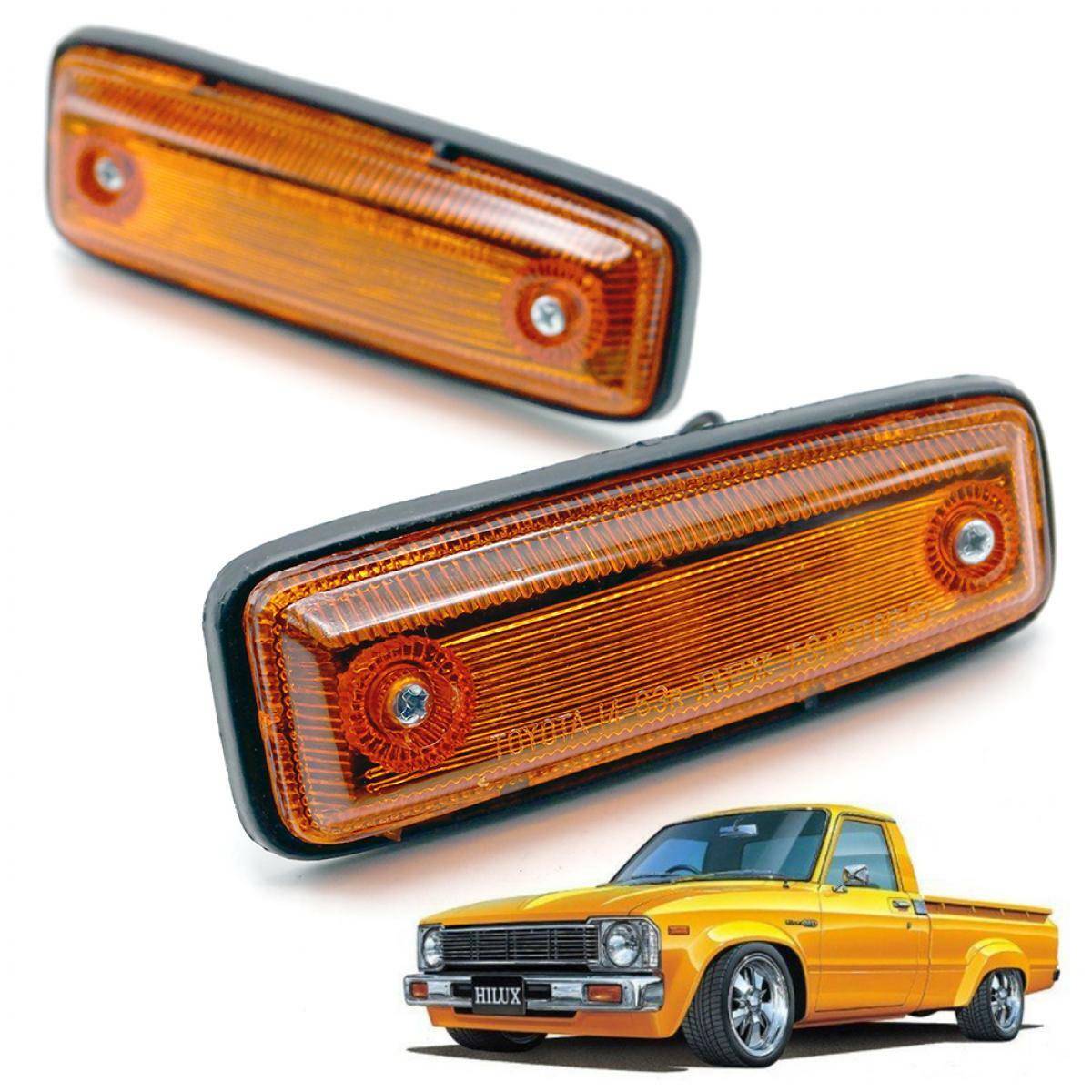 Pair LH RH Side Marker Light Lamp Fits Toyota Hilux RN30 LN30 RN40