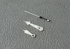 HANDS SET SBBN STYLE SILVER BRUSH BGW9 / SEIKO MOD SKX SKX007 NH35 NH36 NH34