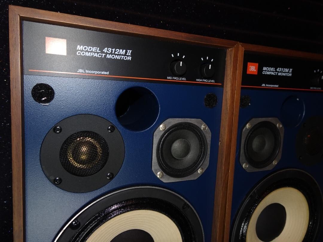 JBL 4312 MⅡ COMPACT MONITOR 4312m2 JBL 4312M2 Compact Monitor Speaker Blue Good | eBay
