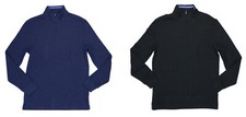 Club Room French Ribbed Long Sleeve 1/4 Zip Mock Neck Men's Pullover Sweater NWT