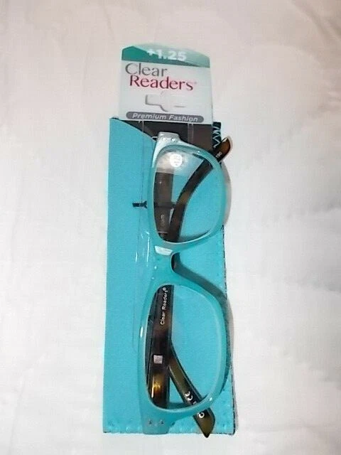 Reading Glasses 1.25 Select A Vision New with Case Blue SAV eBay